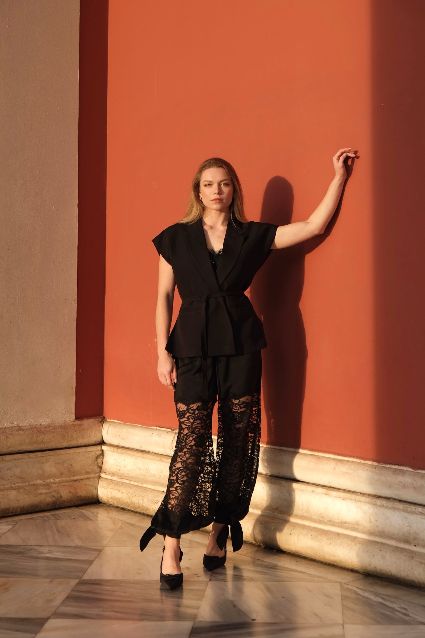 Black Sleeveless Waistcoat