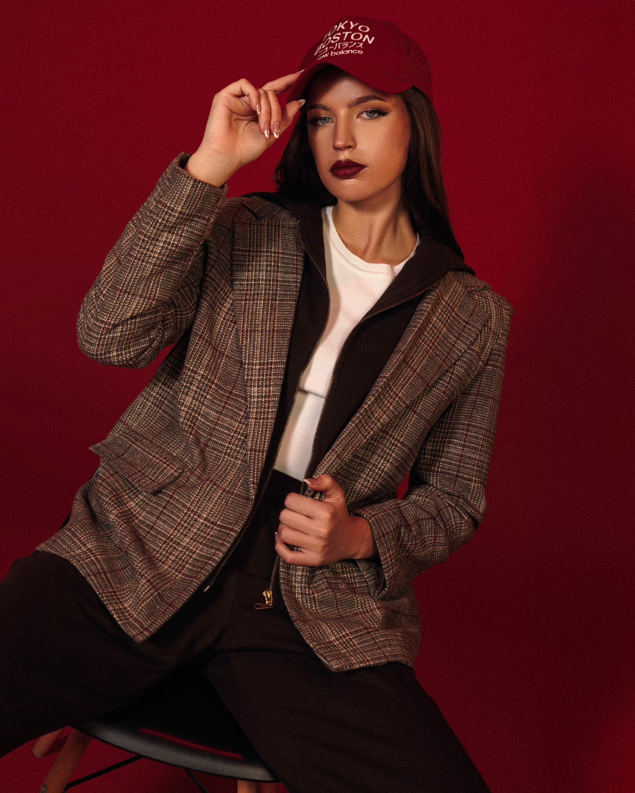 The Hooded Wool Blazer